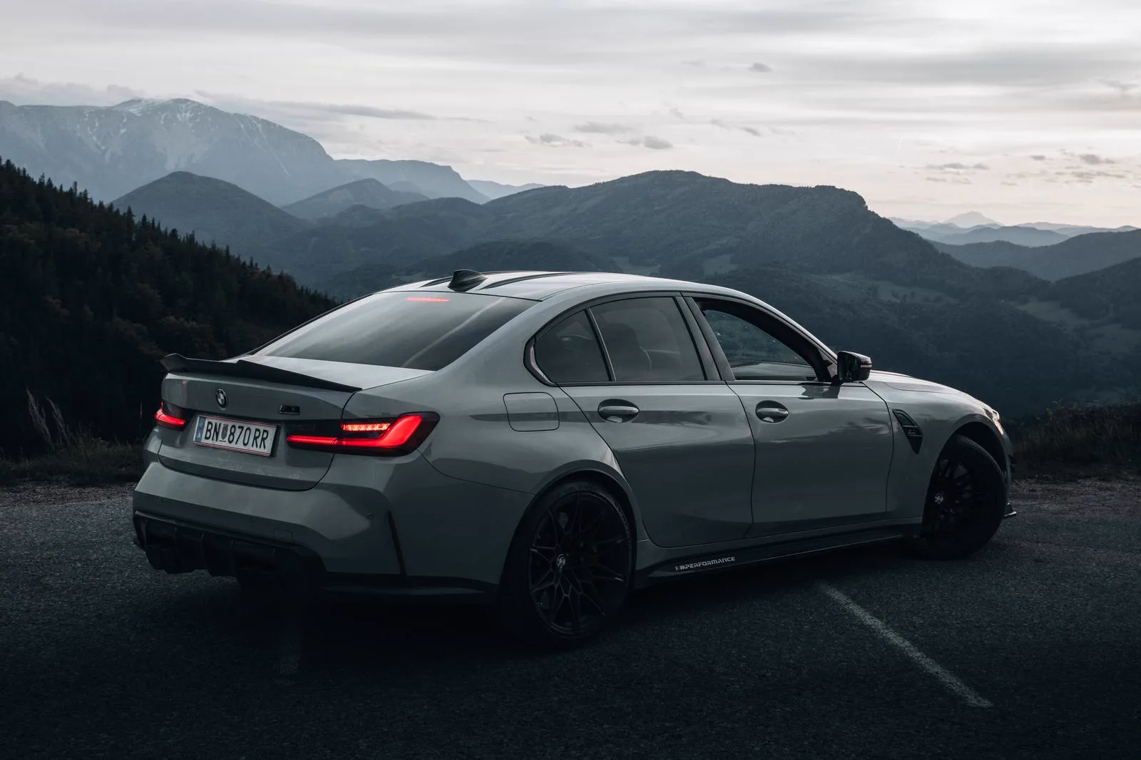 BMW M3 G80 Nacht Heck